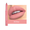 9 kleuren matte lippenstift in penvorm, nude roze matte vaste lipgloss, waterdichte, langdurige lippenstift in potloodvorm, lipliner, lipmake-up.