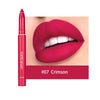 9 kleuren matte lippenstift in penvorm, nude roze matte vaste lipgloss, waterdichte, langdurige lippenstift in potloodvorm, lipliner, lipmake-up.