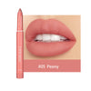 9 kleuren matte lippenstift in penvorm, nude roze matte vaste lipgloss, waterdichte, langdurige lippenstift in potloodvorm, lipliner, lipmake-up.