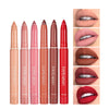 9 kleuren matte lippenstift in penvorm, nude roze matte vaste lipgloss, waterdichte, langdurige lippenstift in potloodvorm, lipliner, lipmake-up.