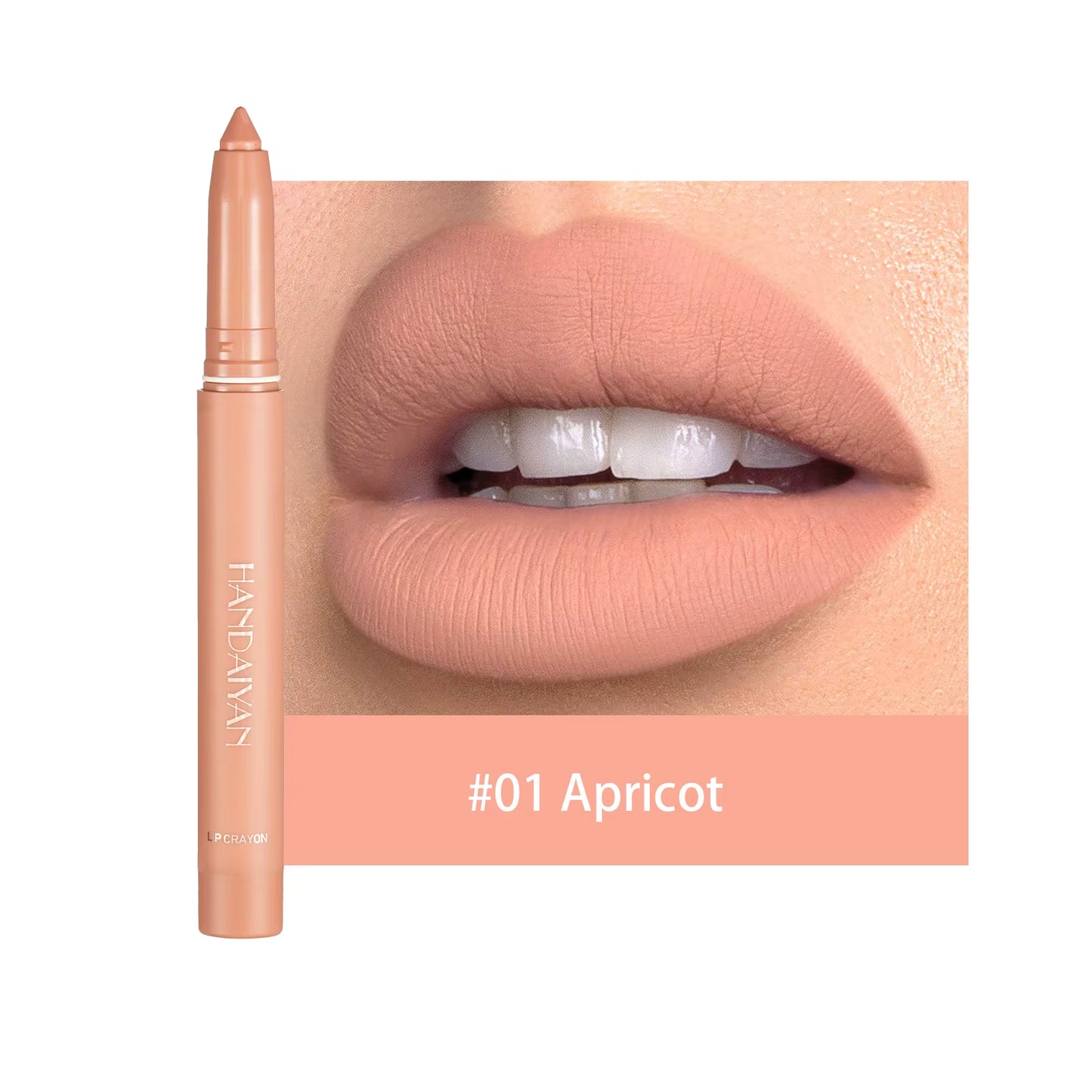 9 kleuren matte lippenstift in penvorm, nude roze matte vaste lipgloss, waterdichte, langdurige lippenstift in potloodvorm, lipliner, lipmake-up.