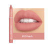 9 kleuren matte lippenstift in penvorm, nude roze matte vaste lipgloss, waterdichte, langdurige lippenstift in potloodvorm, lipliner, lipmake-up.